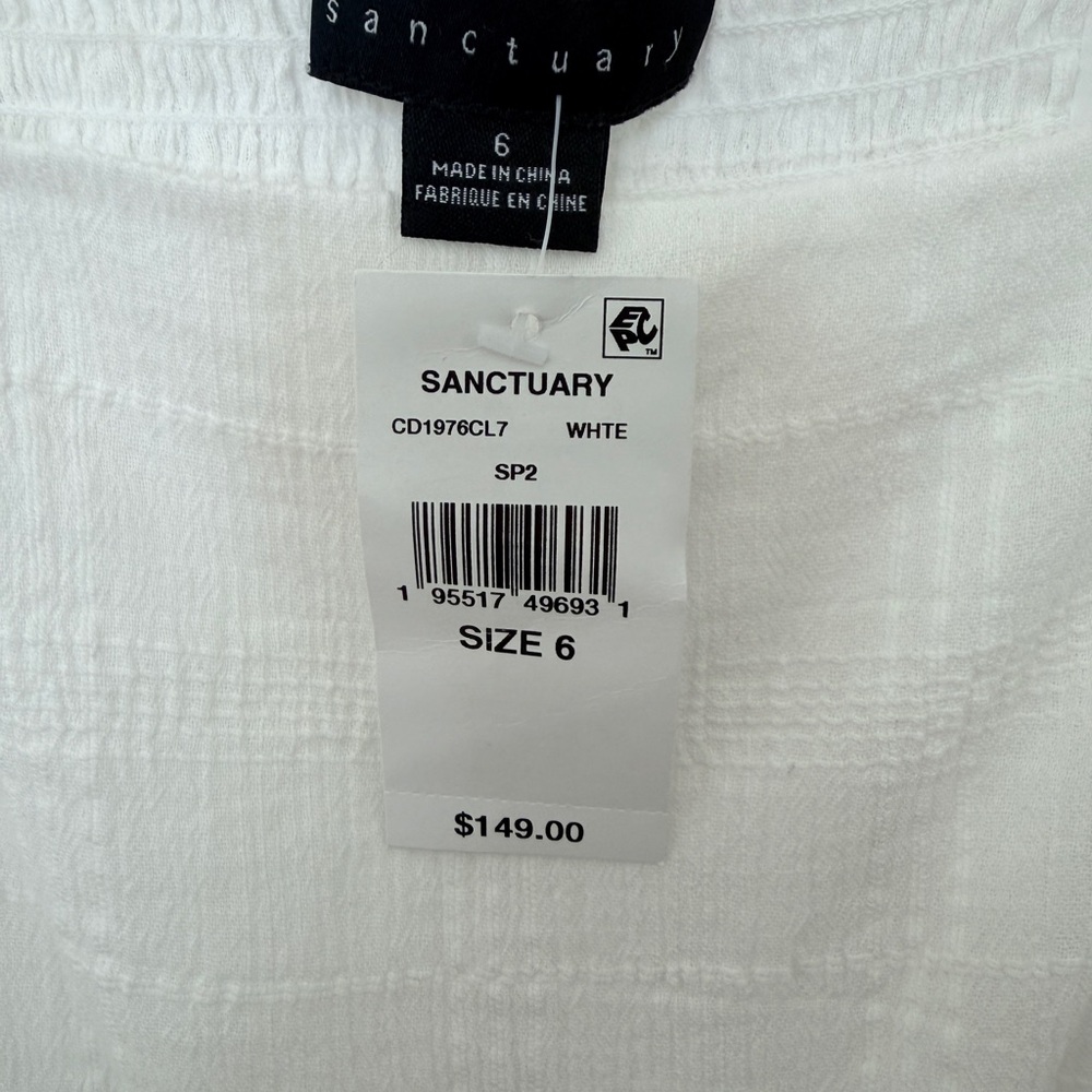 Sanctuary
Watching Sunset Tiered Dress White NWT - Picture 2 of 4